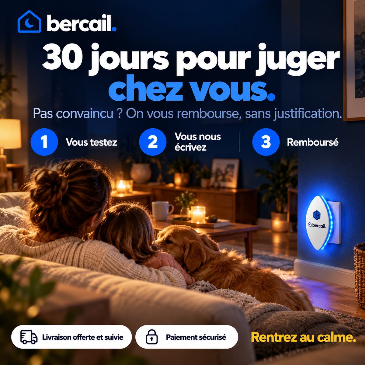 Bercail® Sérénité · Répulsif à ultrasons souris et rats
