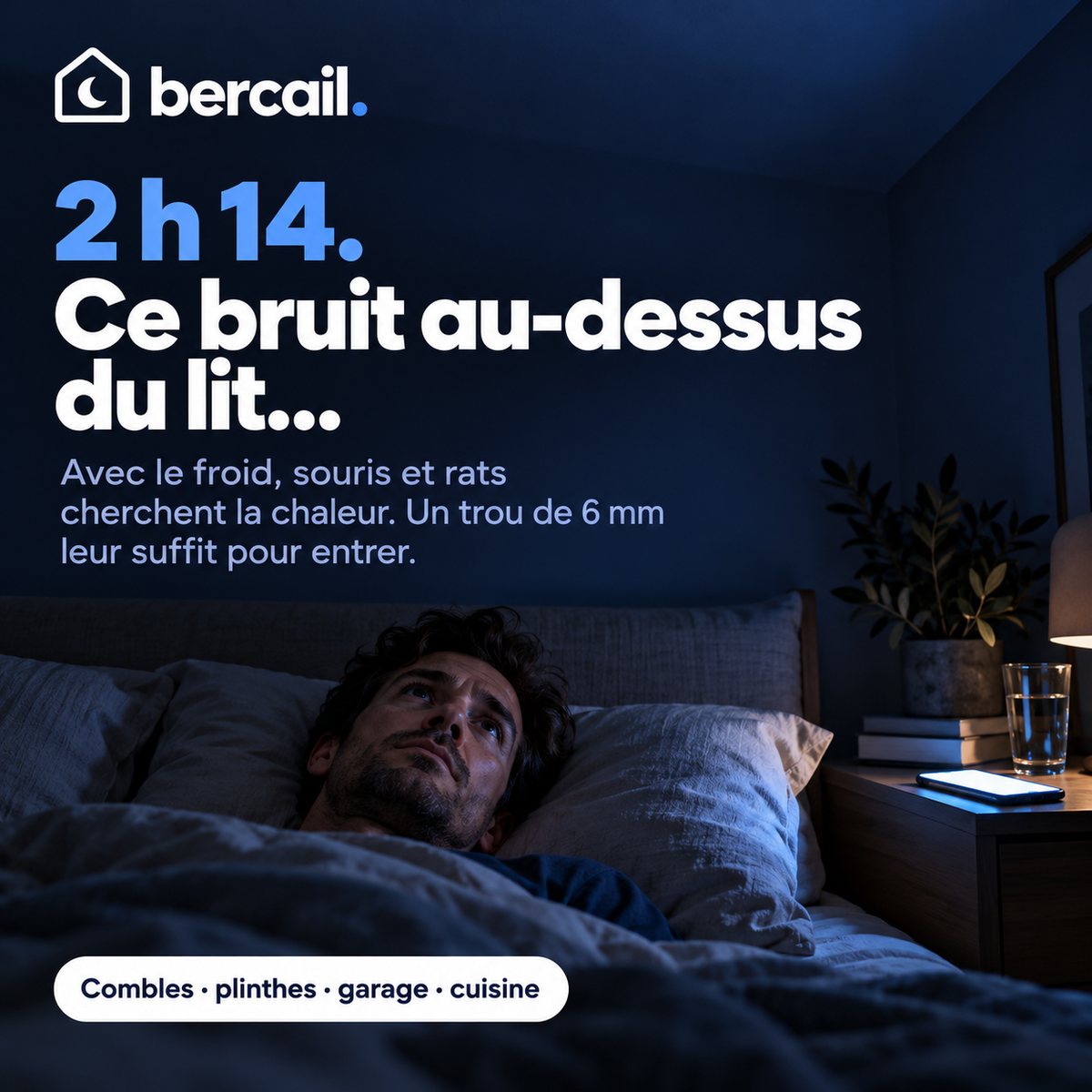 Bercail® Sérénité · Répulsif à ultrasons souris et rats