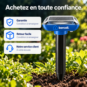 Bercail® Sentinelle - Le piquet solaire anti-taupes