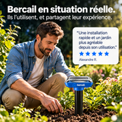 Bercail® Sentinelle - Le piquet solaire anti-taupes
