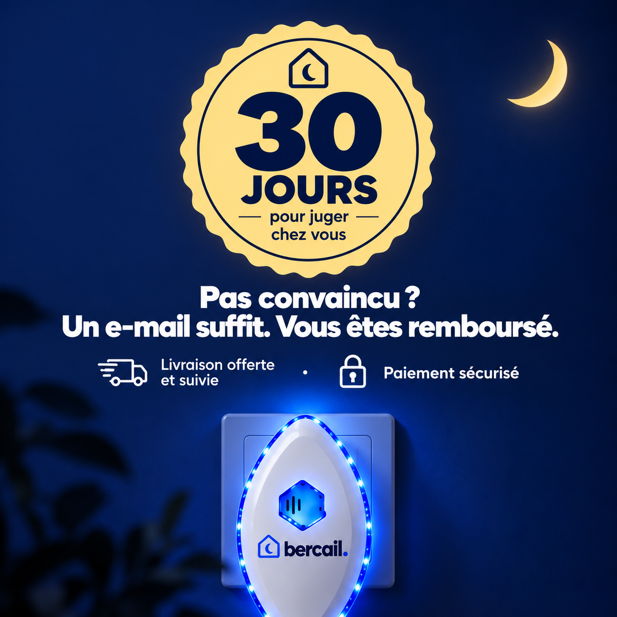 Bercail® Sérénité · Répulsif à ultrasons souris et rats