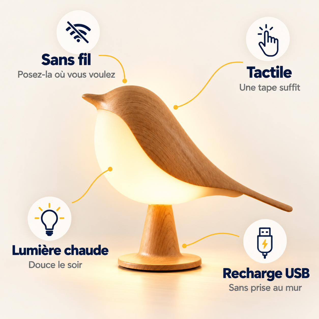 Lampe Oiseau